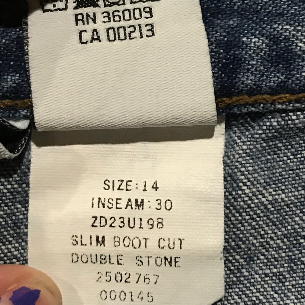 Vintage CK High Rise Slim Bootcut Mom Jeans Double Stone - Picture 9 of 10